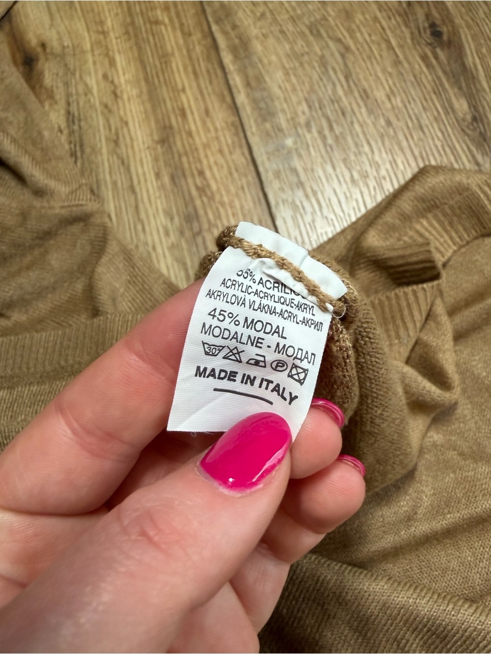 Baobab classic quite luxury fine-knit cardigan made in Italy - Picture 12 of 12